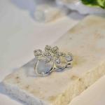 Diamond Blossom Cluster Ring