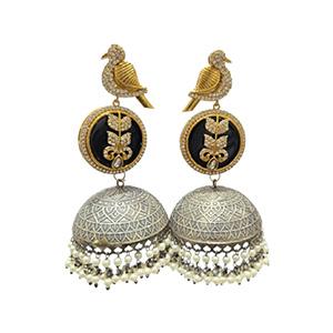 Bird Motif Jhumkas