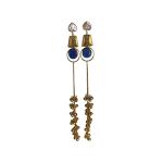 Royal Sapphire Tassel Earrings