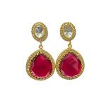 Scarlet Radiance Earrings