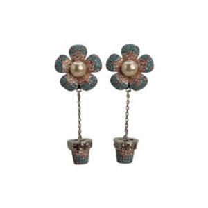 Bloom Pot Dangler Earrings