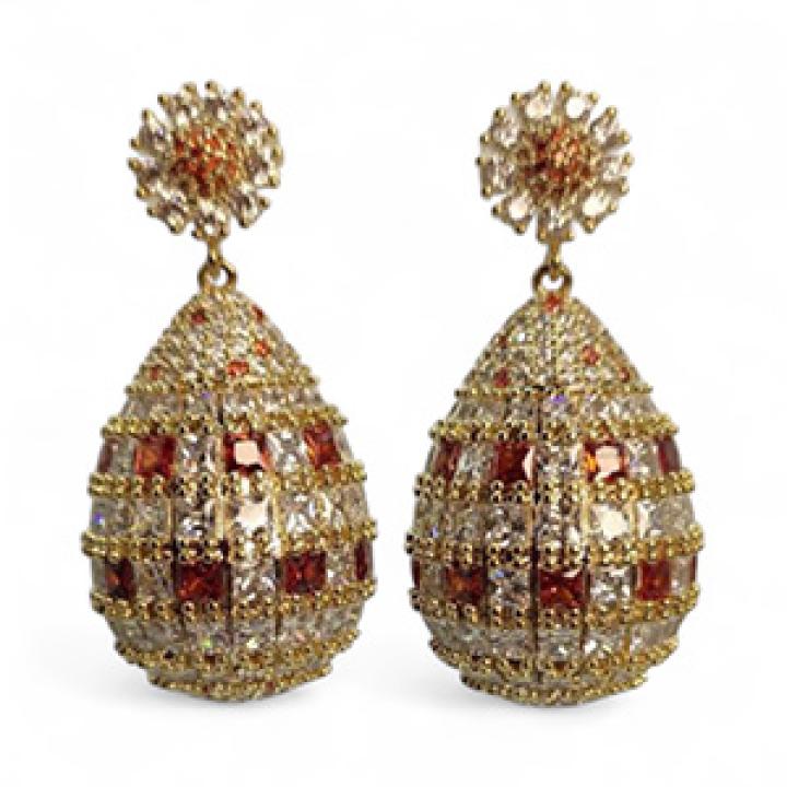 Royal Dome Jhumka Earrings