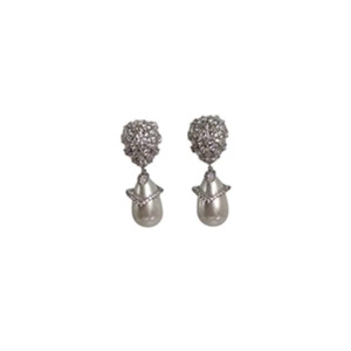 Pearl Bloom Stud Earrings