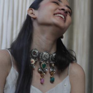 Royal Multigem Necklace Set