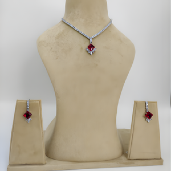 Crimson Solitaire Set