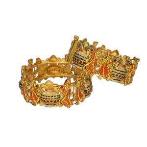 Temple Majesty Gold Bangles