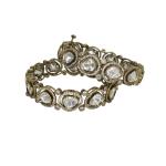 Royal Kundan Gold Bangles