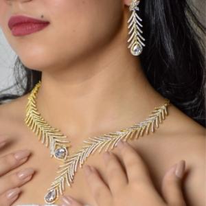 Golden Leaf Elegance Set