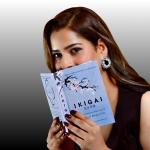 Blue Floral Stud Earrings