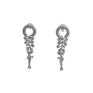 Elegant Crystal Drop Earrings