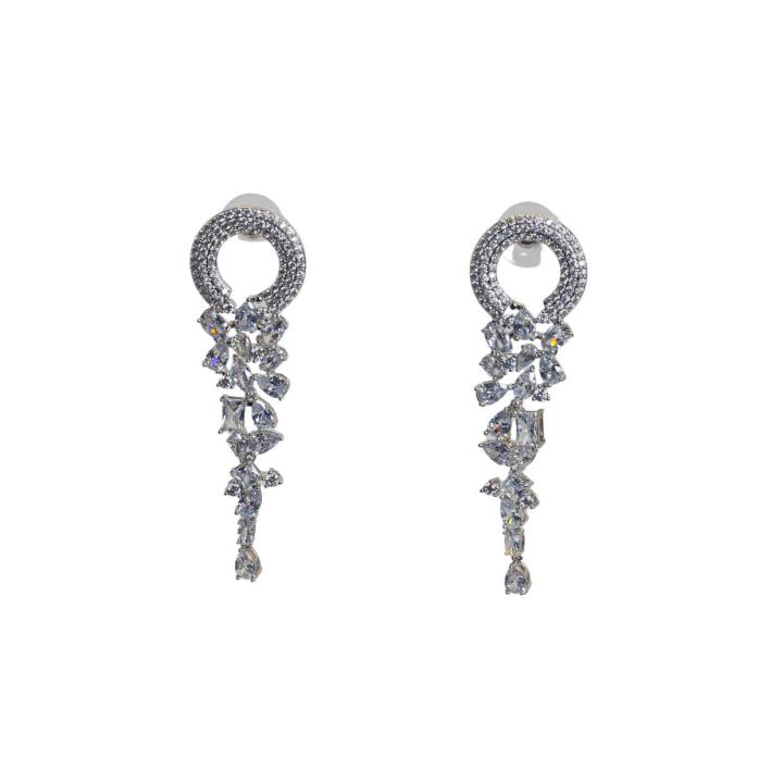 Elegant Crystal Drop Earrings