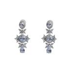 Exquisite Diamond Chandelier Earrings
