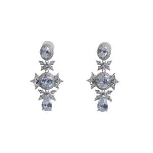 Exquisite Diamond Chandelier Earrings