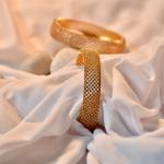 Golden Mesh Elegance Bangles