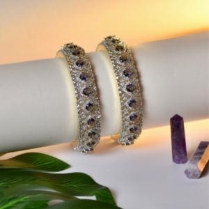 Amethyst Allure Bangles
