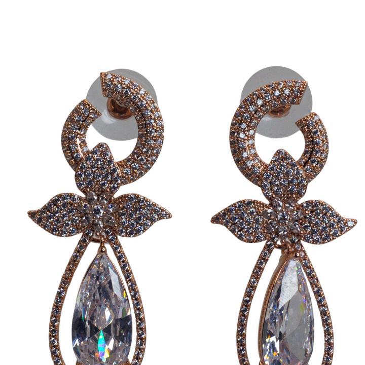 Floral Diamond Earrings