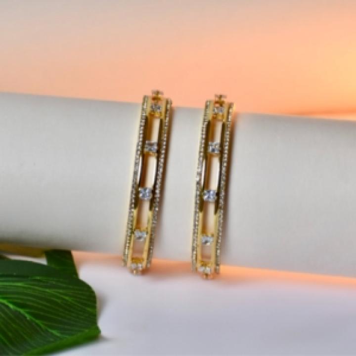 Gold-Tonned Bangles